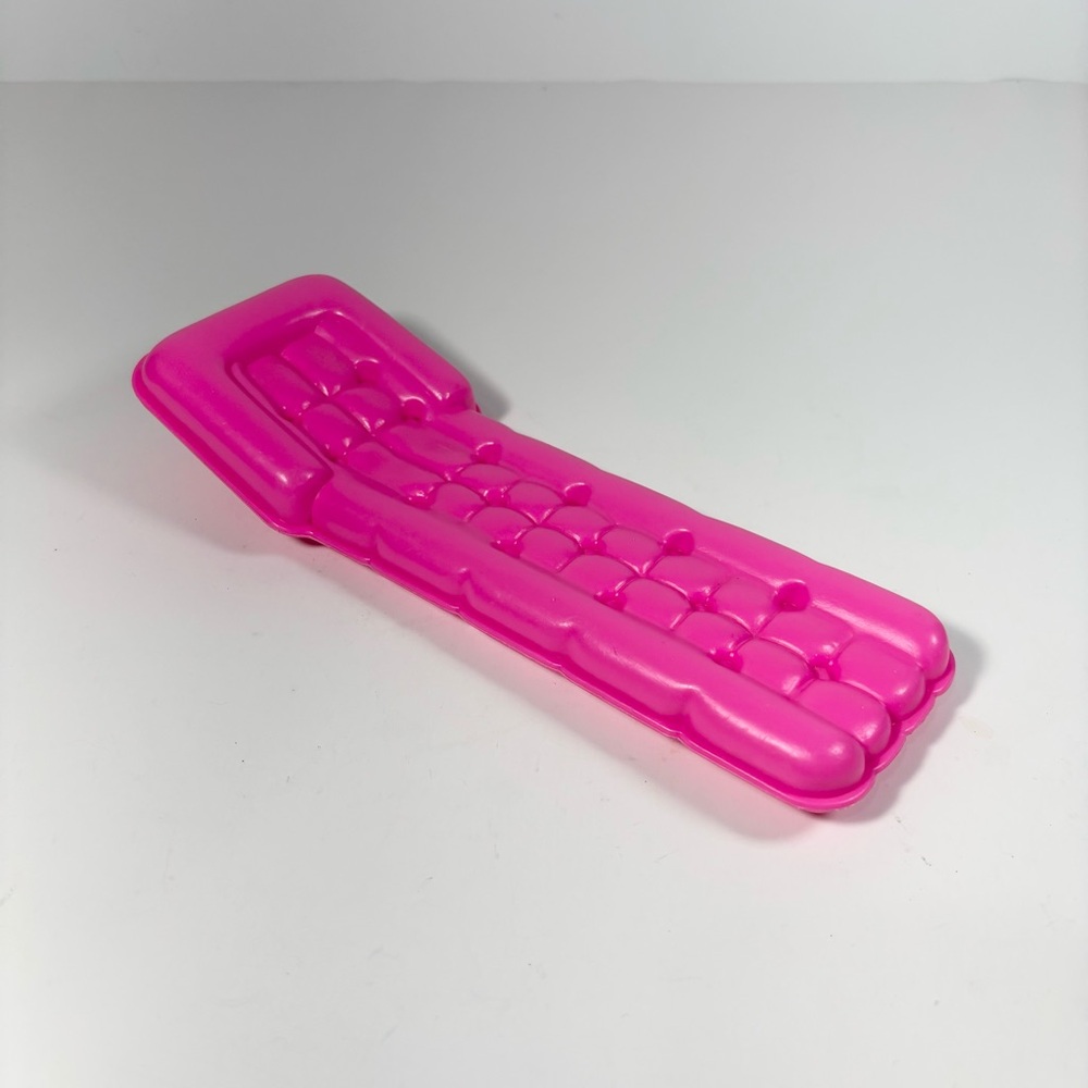 Vintage Barbie Hot Pink Inflatable Pool Float‎